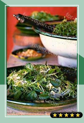 Frisee, Watercress, and Mint Salad recipe
