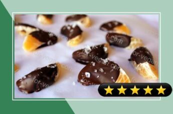 Salted Dark Chocolate Clementines recipe