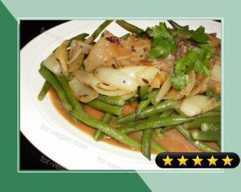 Green Beans With Roasted Onions recipe