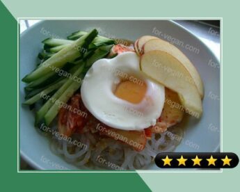 Shirataki Noodle Naengmyeon for Dieters recipe