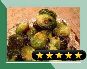 Garlic Grilled Brussels Sprouts recipe