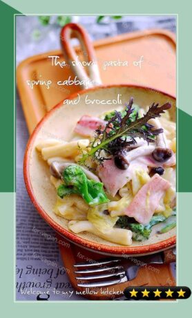 Spring Cabbage and Broccoli Short Pasta recipe