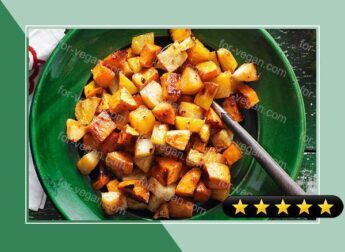 Roasted Sweet Potatoes & Pineapple recipe