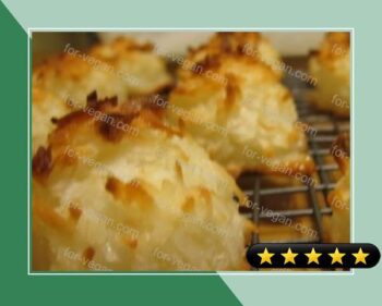 2 Ingredient Toasted Coconut Macaroon Cookie Creations recipe