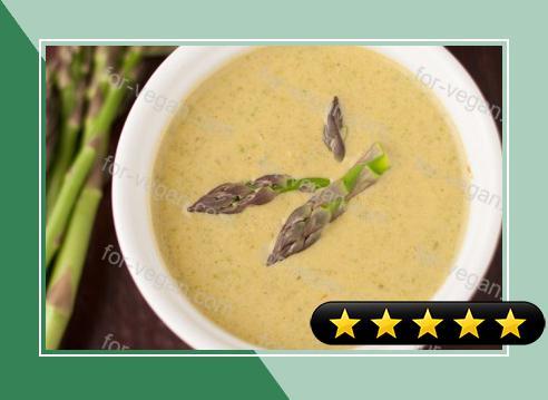 Curried Vegan Asparagus Soup recipe