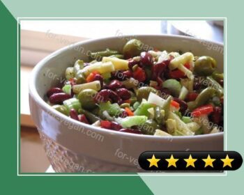 Mom's Most Awesome Bean Salad recipe