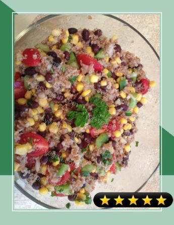 Black Bean and Bulgar Salad recipe