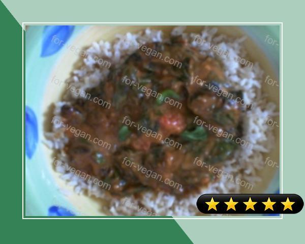 Saucy Spinach Curry recipe