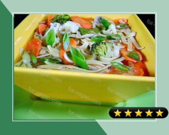Chinese Vegetable Noodle Soup recipe