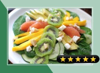 Tropical Summer Salad with Sesame-Ginger Dressing recipe