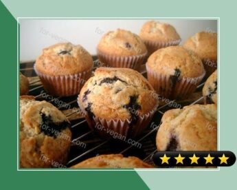 Healthy Berry Blue Muffins recipe