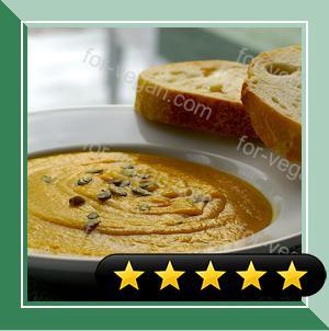 Velvety Squash and Red Lentil Soup recipe
