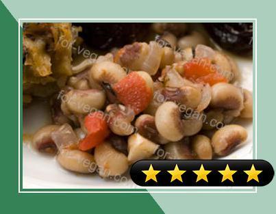 Simmered Black-Eyed Peas with Tomatoes Recipe recipe