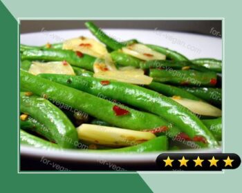 Green Beans Aglio Olio (with Garlic and Olive Oil) recipe