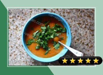 Curried Butternut and Red Lentil Soup recipe