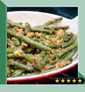 Green Beans With Peanut Ginger Dressing recipe