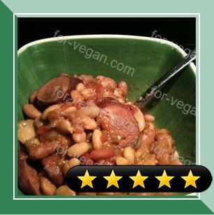 Southwestern Style Fifteen Bean Soup recipe