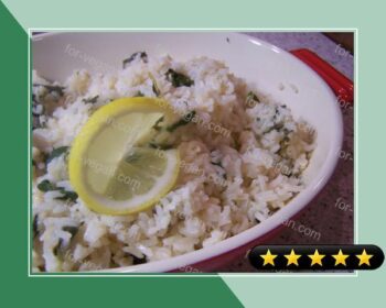 Spinach Lemon Rice recipe