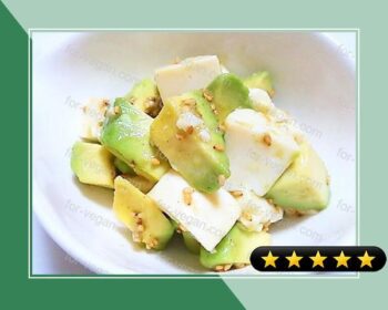 Avocado and Tofu Namul (Korean-style Salad) recipe