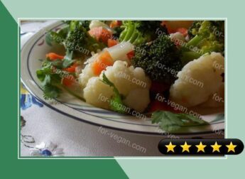 Marinated Romanesco and Cauliflower Salad recipe