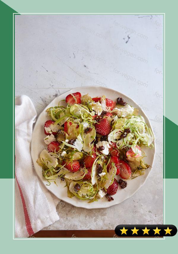 Shaved Brussels Sprouts and Strawberry Salad recipe