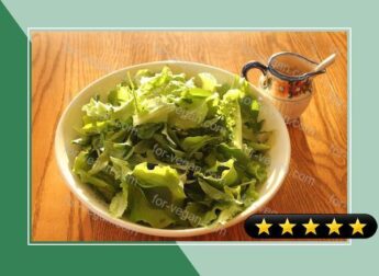 Garden Lettuce Salad Dressing recipe