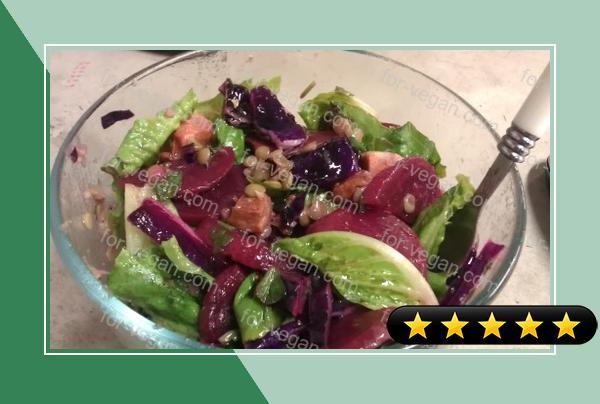 Beet and Red Cabbage Salad recipe