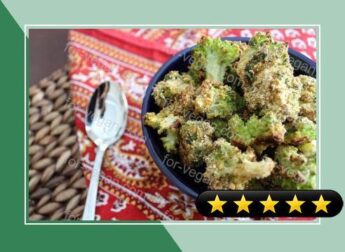 Crispy Curry Roasted Broccoflower recipe