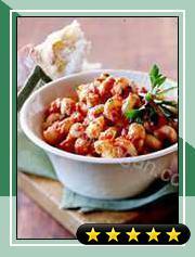 Middle-Eastern Garbanzo Beans and Macaroni recipe