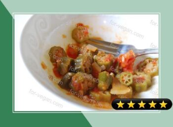 Stewed Okra with Tomatoes and Onions recipe
