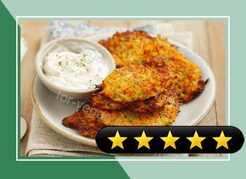 Carrot and Zucchini Fritters recipe