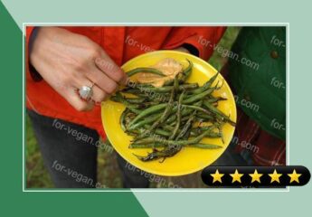 Fire-Charred Green Beans with Cajun Dipping Sauce Recipe recipe