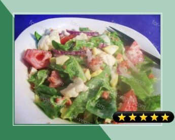 Potluck Cauliflower and Lettuce Salad recipe