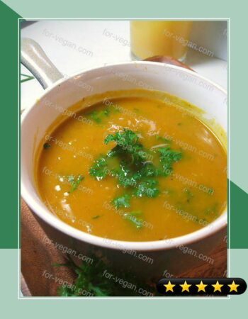 Aromatic Roasted Root Vegetable Soup recipe