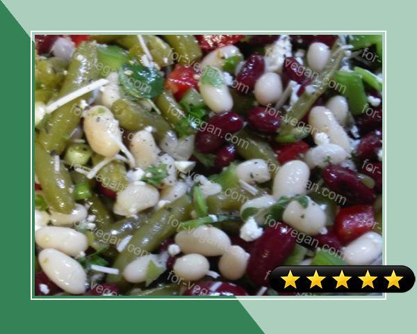 Herby Red, White & Green Bean Salad recipe