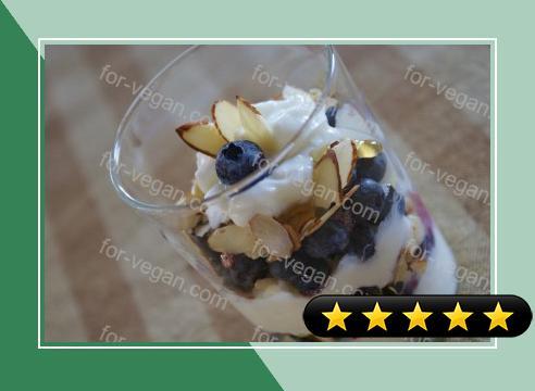 Almond Blueberry Parfait recipe
