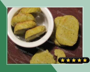 Oven Roasted Asparagus Corn Meal Crackers recipe