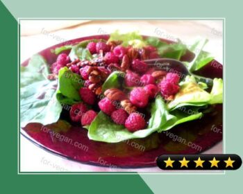 Mixed Green Salad With Raspberry Vinaigrette recipe