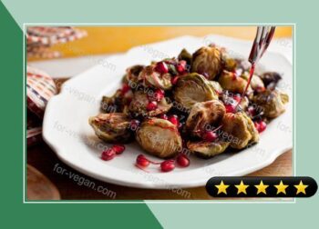 Roasted Brussels Sprouts With a Pomegranate Reduction recipe