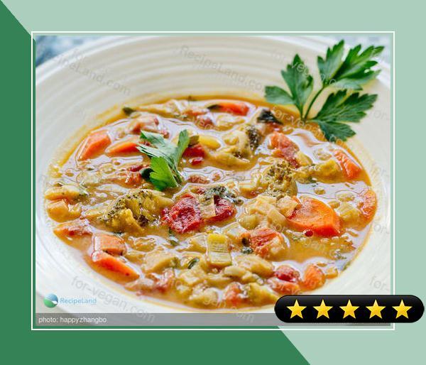 Creamy Vegetable Tahini Soup recipe