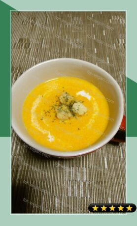 Packed with Carrot's Sweetness! Carrot Soy Milk Potage Soup recipe