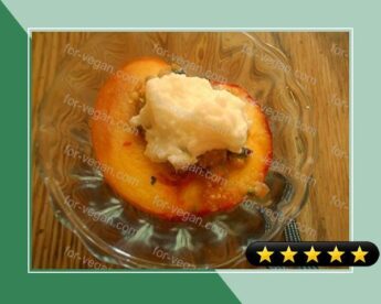 Baked Peaches With Pistachio Nuts recipe