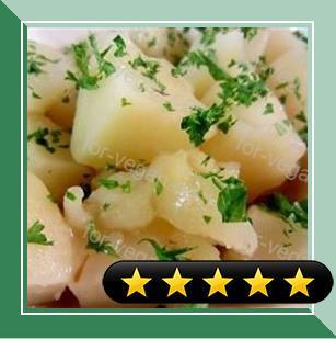 Herbed Potatoes with Sauce recipe