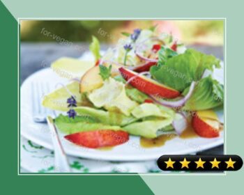 Nectarine Salad With Minted Chili Dressing recipe