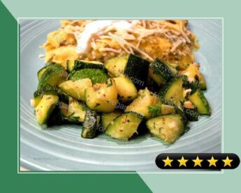 Summer Squash With Toasted Garlic and Lime recipe