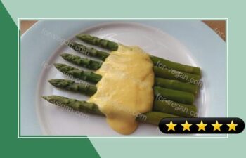 Vickys Asparagus with Vegan Hollandaise Sauce recipe