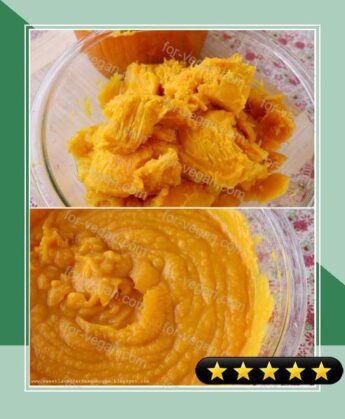 Homemade Roasted Pumpkin Puree recipe