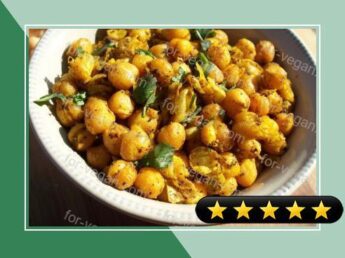 Curried Chick Peas recipe