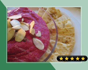 Beet, Chickpea and Almond Dip recipe