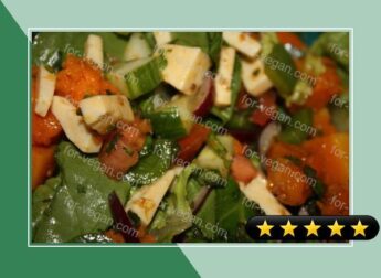 Caramelised Pumpkin Salad With Chilli Jam Juice Dressing recipe